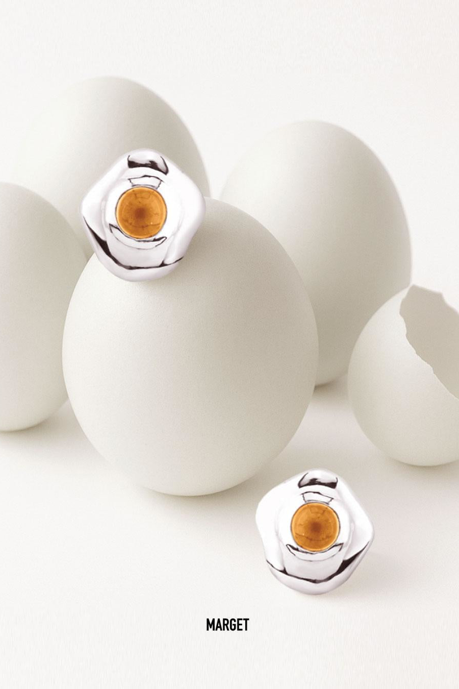 FRIED EGG EARRINGS